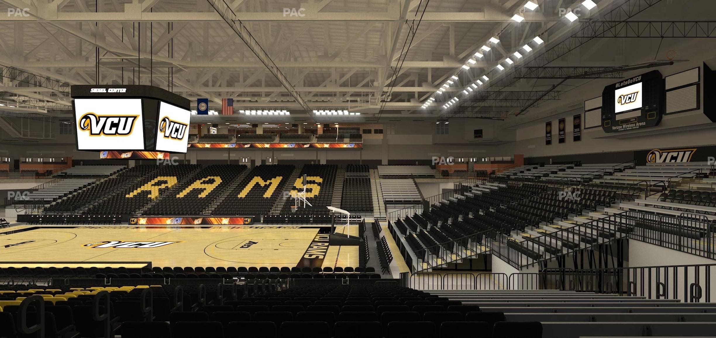 Stuart C. Siegel Center - Section 22 Seat View