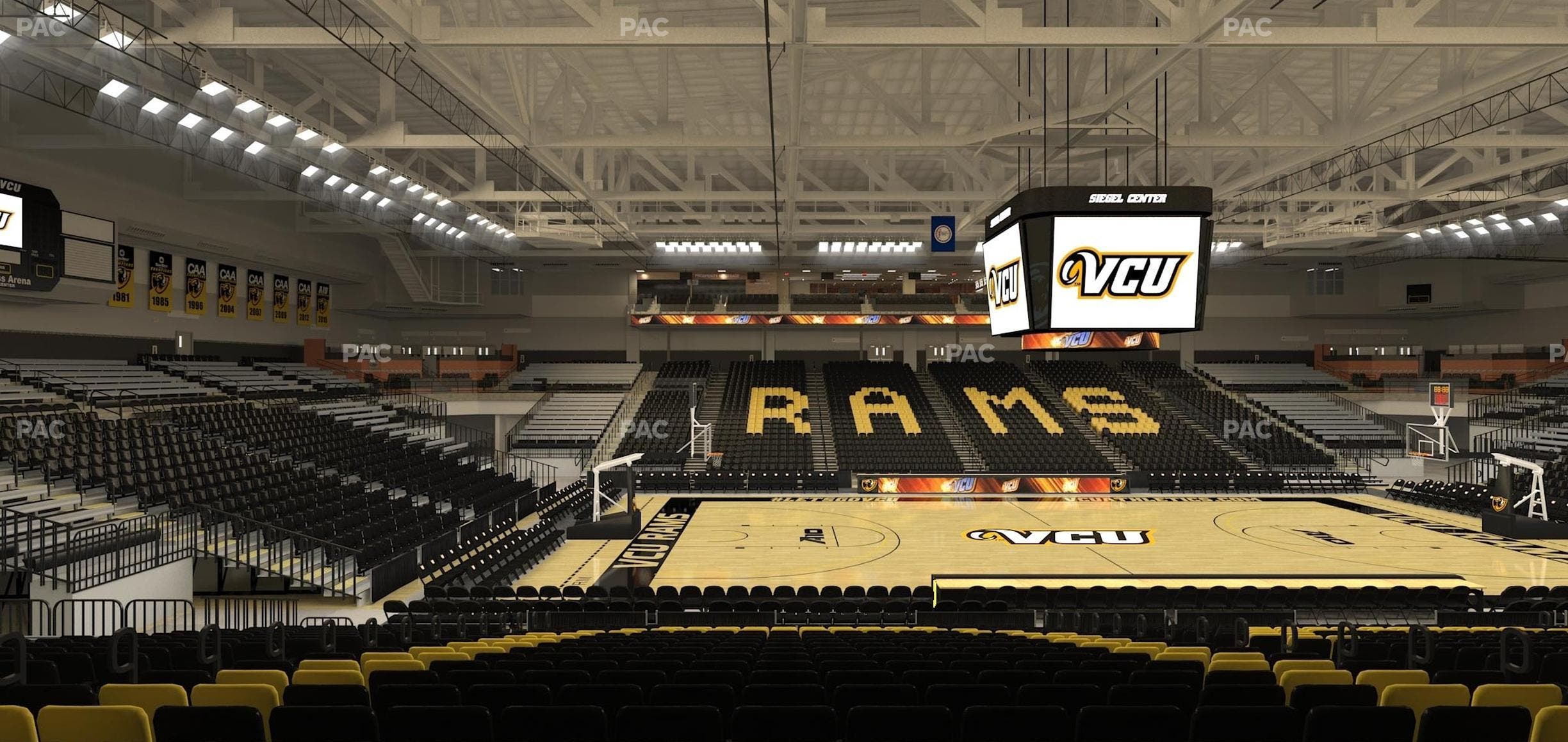 Stuart C. Siegel Center - Section 25 Seat View