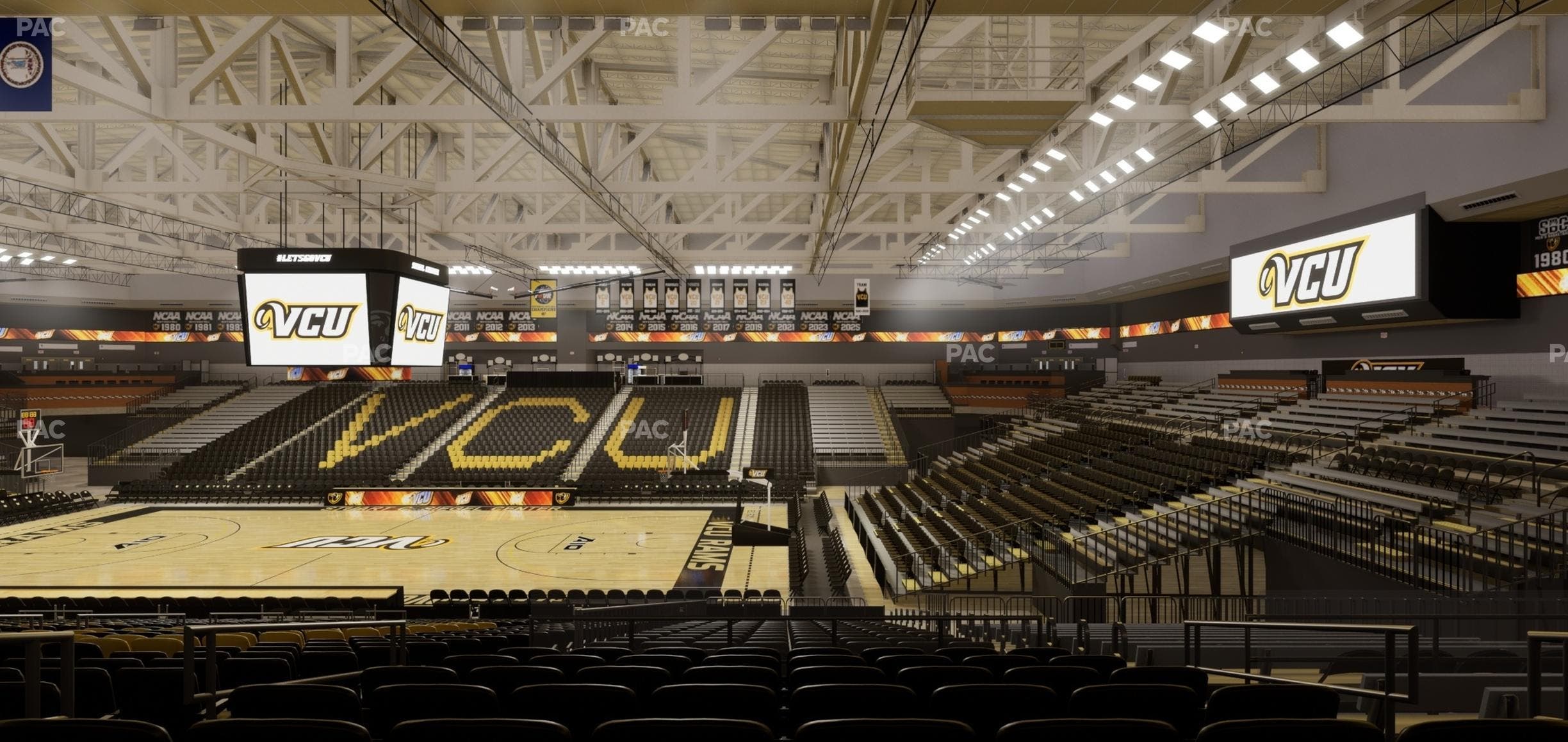 Stuart C. Siegel Center - Section 3 Seat View
