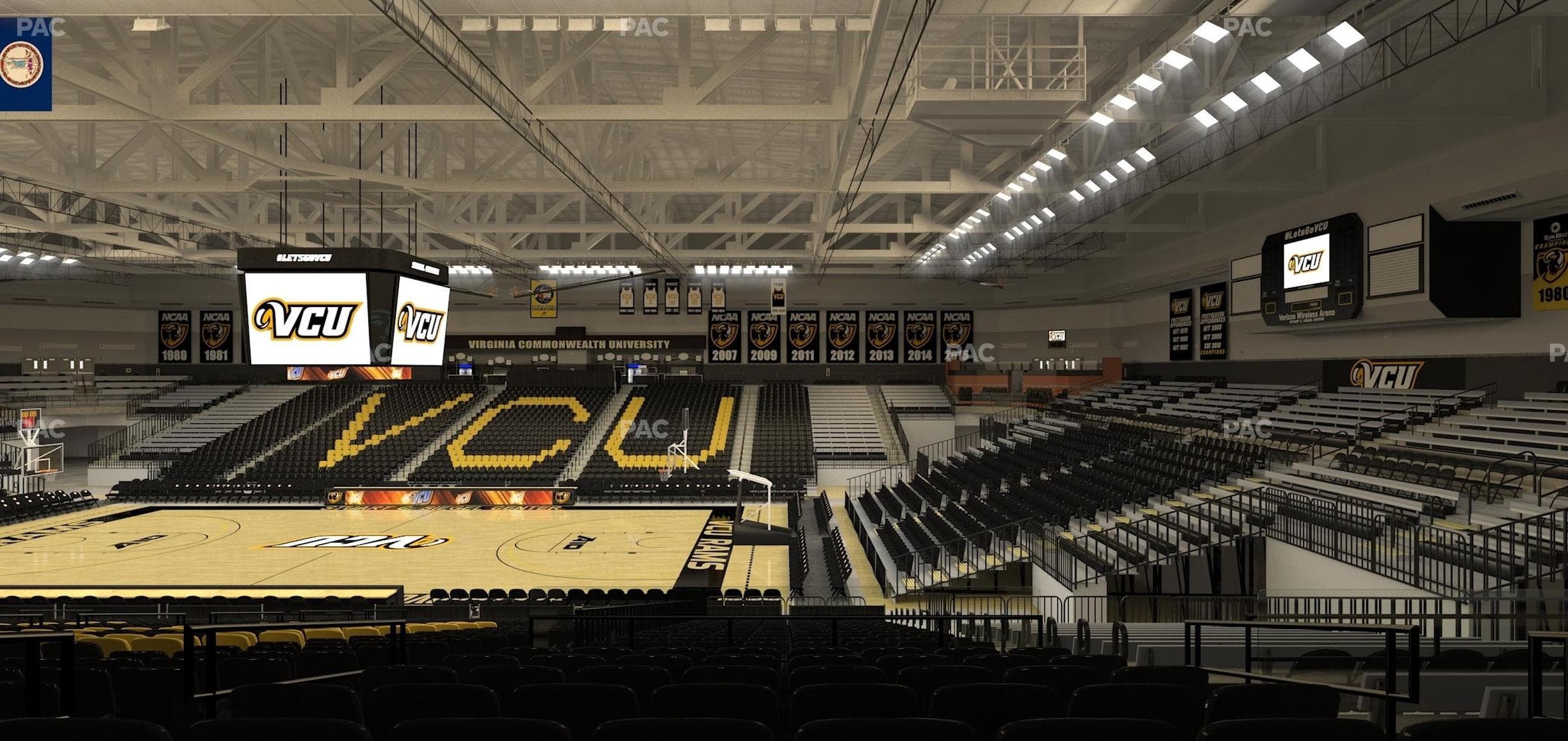 Stuart C. Siegel Center - Section 3 Seat View