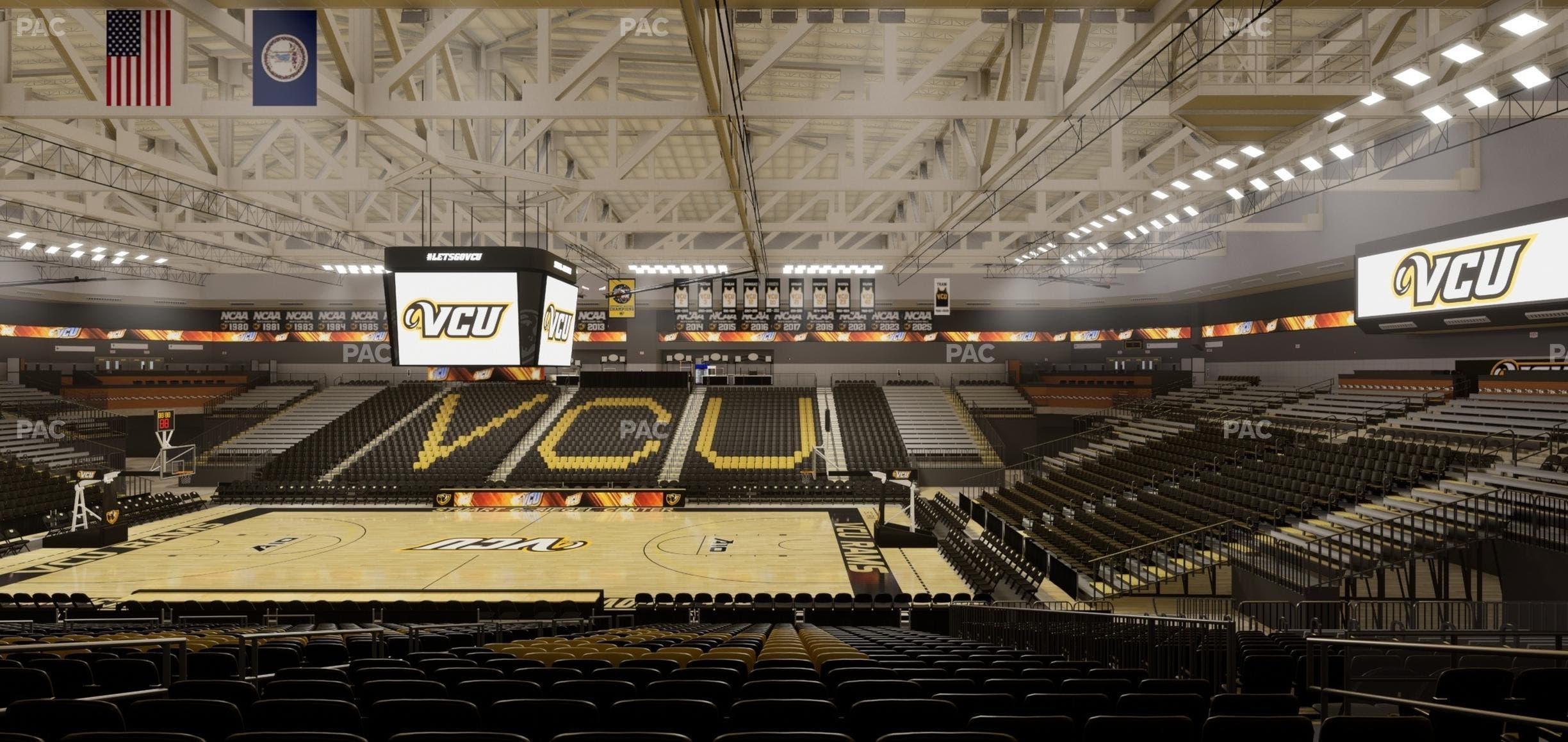 Stuart C. Siegel Center - Section 4 Seat View
