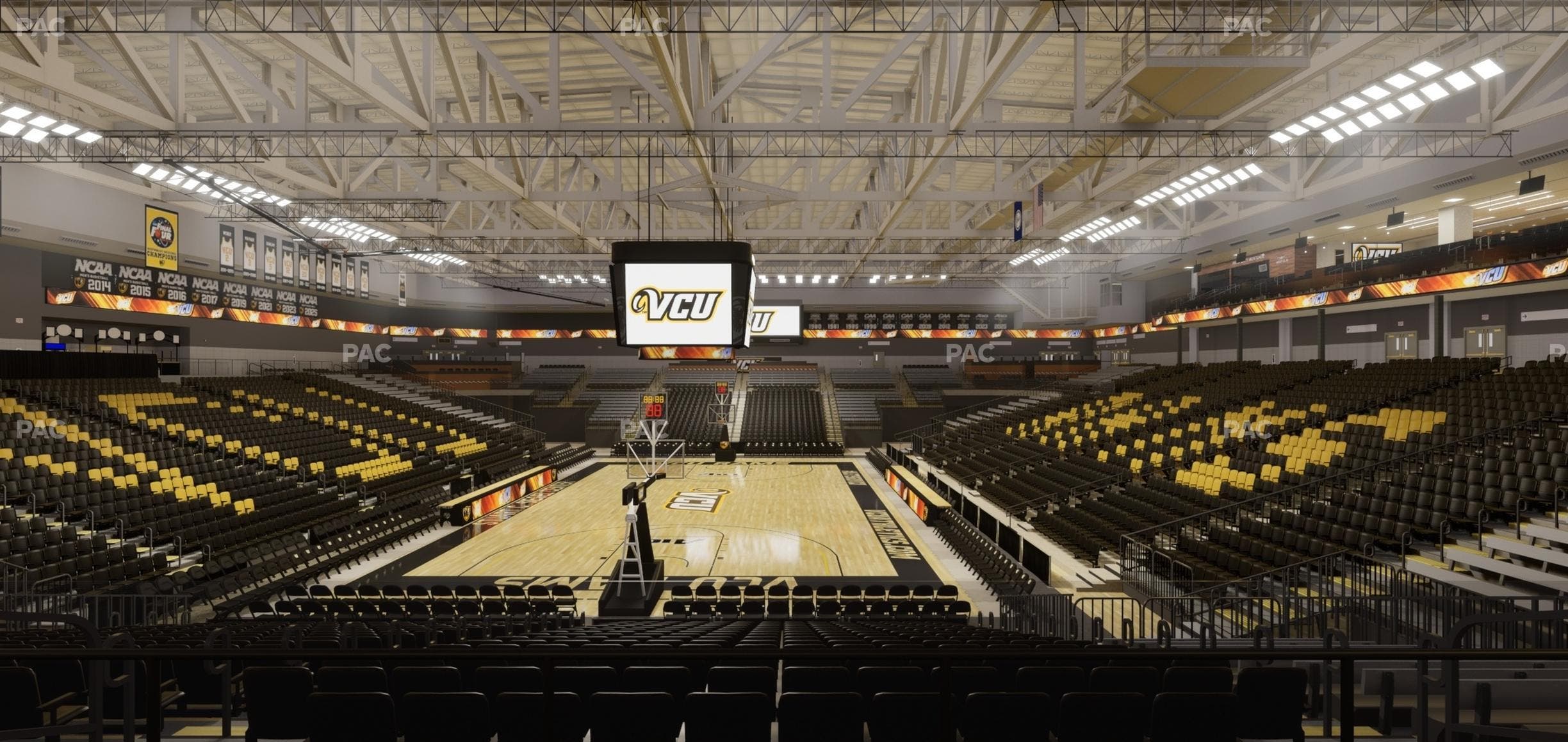 Stuart C. Siegel Center - Section Floor 14 Seat View