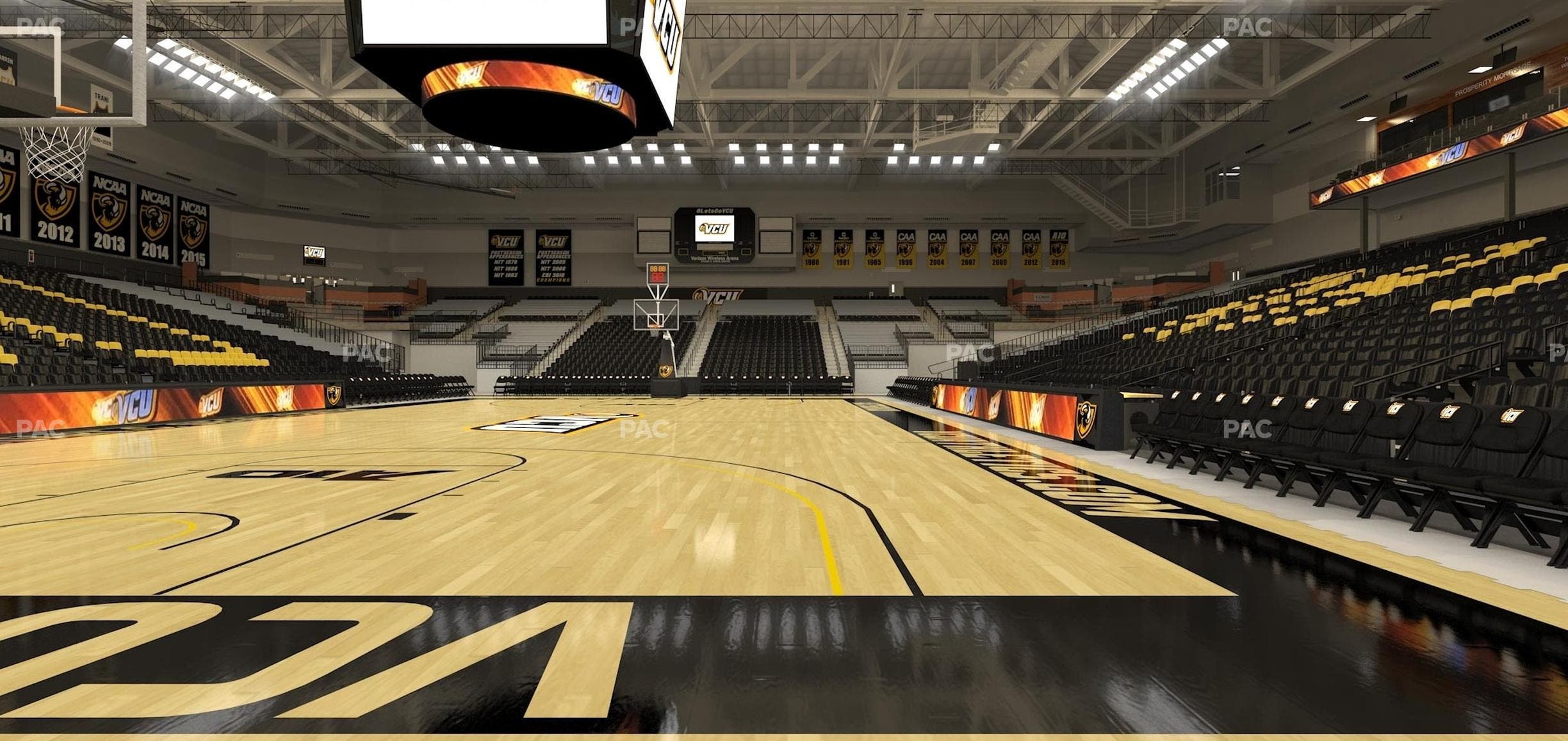 Stuart C. Siegel Center - Section Floor 14 Seat View