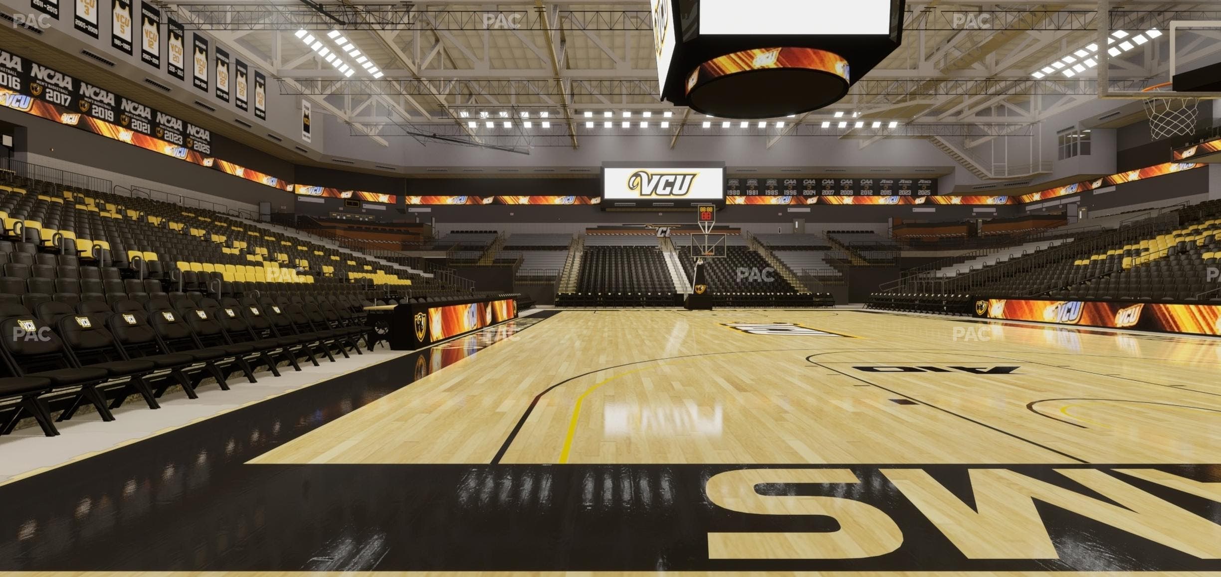 Stuart C. Siegel Center - Section Floor 15 Seat View