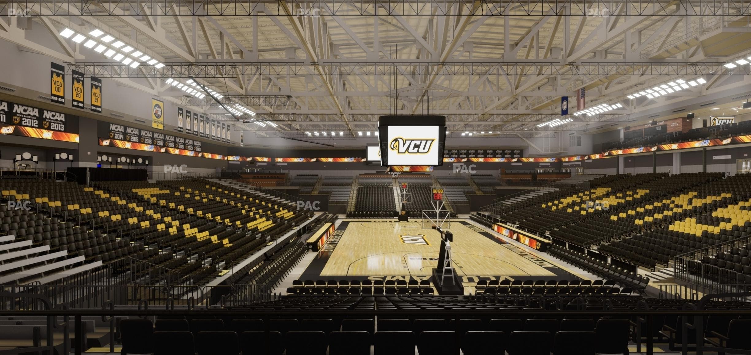 Stuart C. Siegel Center - Section Floor 15 Seat View