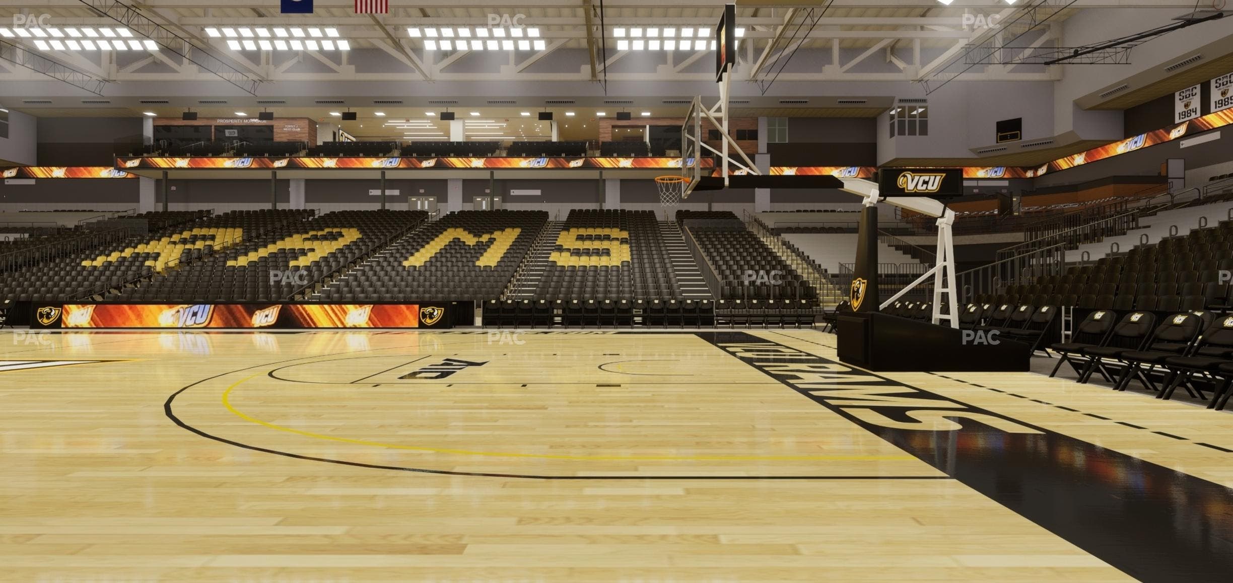 Stuart C. Siegel Center - Section Floor 23 Seat View