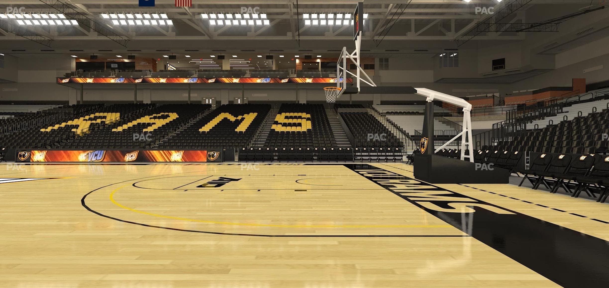 Stuart C. Siegel Center - Section Floor 23 Seat View