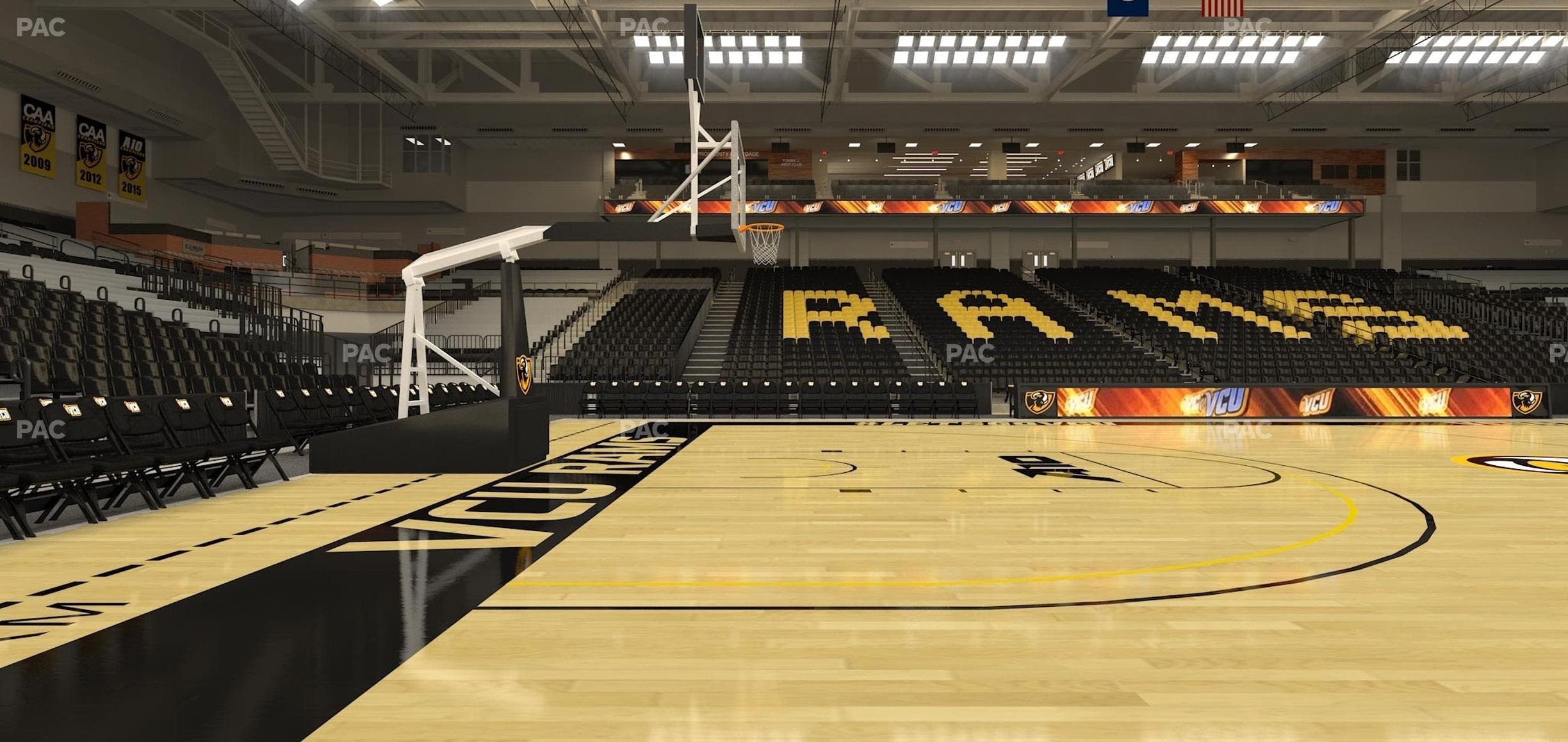 Stuart C. Siegel Center - Section Floor 25 Seat View