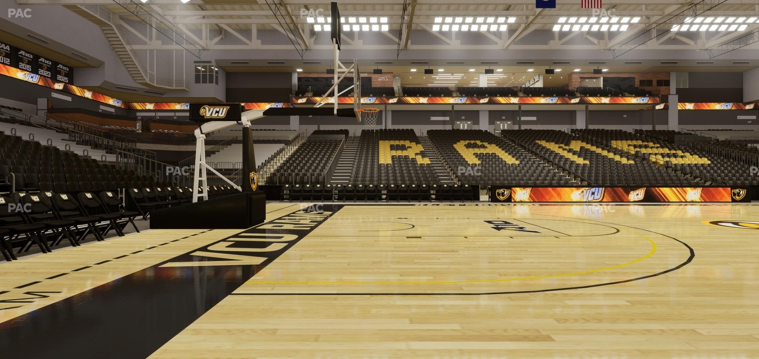 Stuart C. Siegel Center - Section Floor 25 Seat View