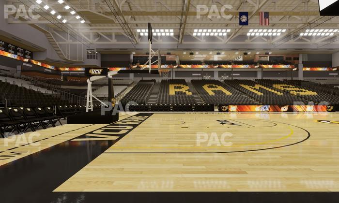 Stuart C. Siegel Center - Section Floor 25 Seat View