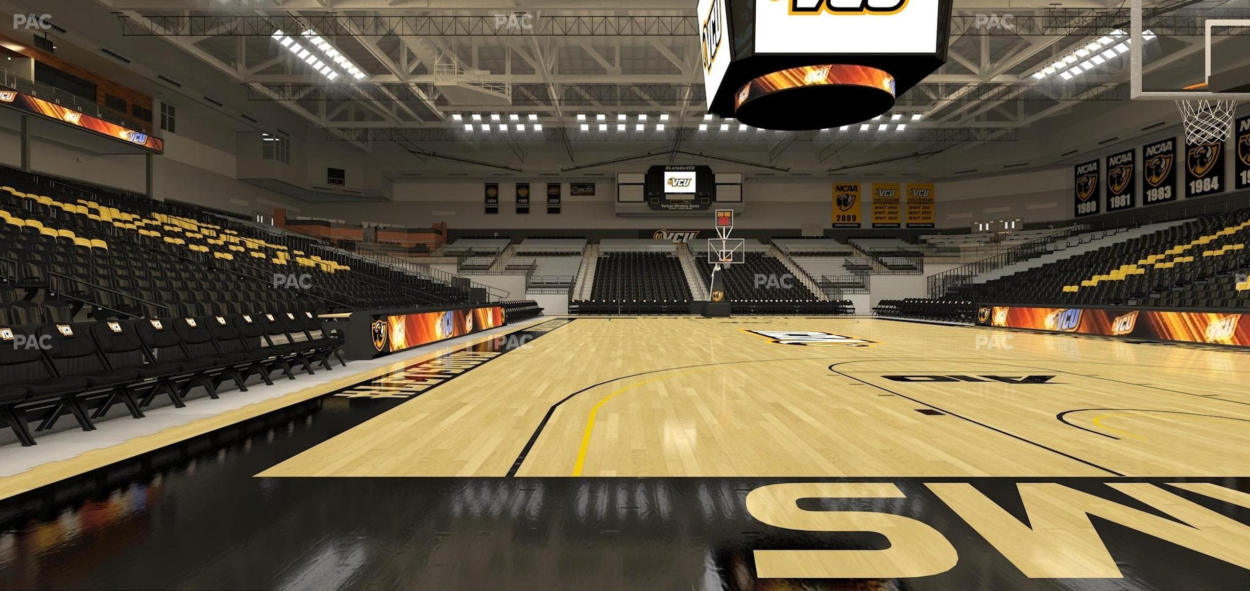 Stuart C. Siegel Center - Section Floor 34 Seat View