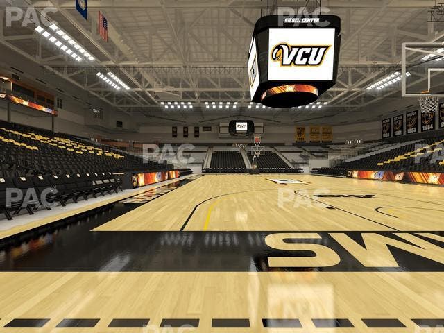 Stuart C. Siegel Center - Section Floor 34 Seat View