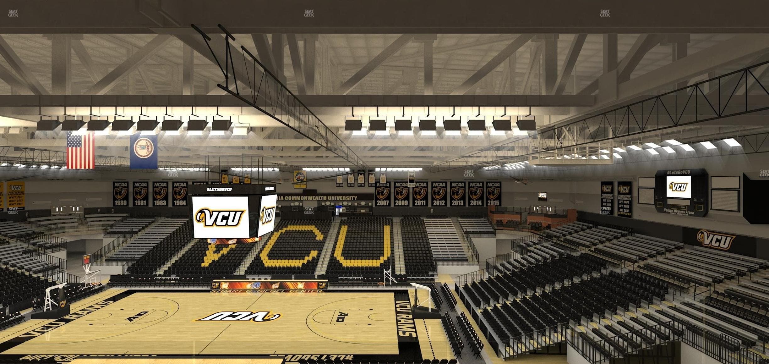 Stuart C. Siegel Center - Section Tommy West Club 1 Seat View