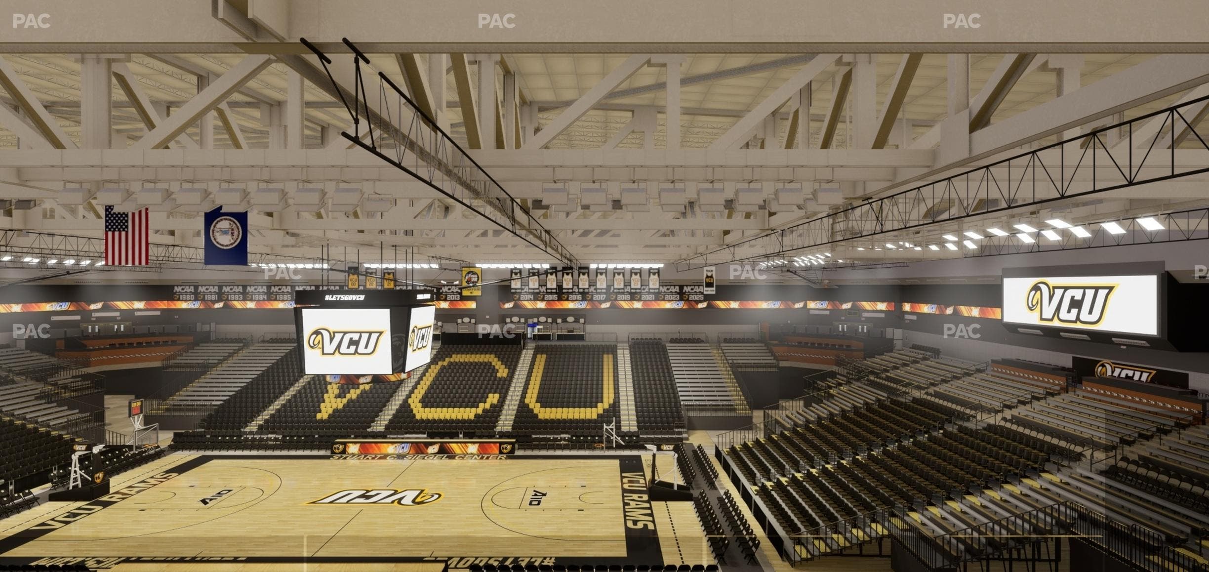 Stuart C. Siegel Center - Section Tommy West Club 1 Seat View