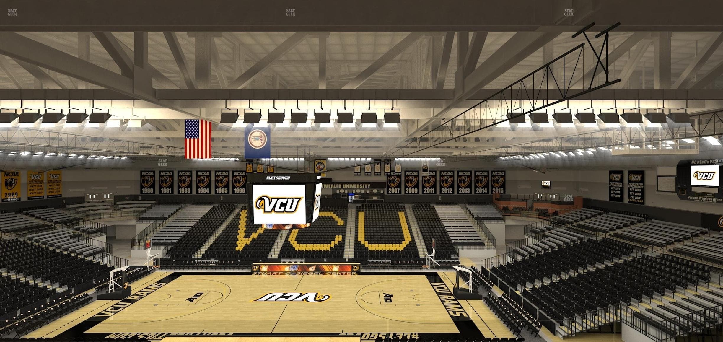Stuart C. Siegel Center - Section Tommy West Club 2 Seat View