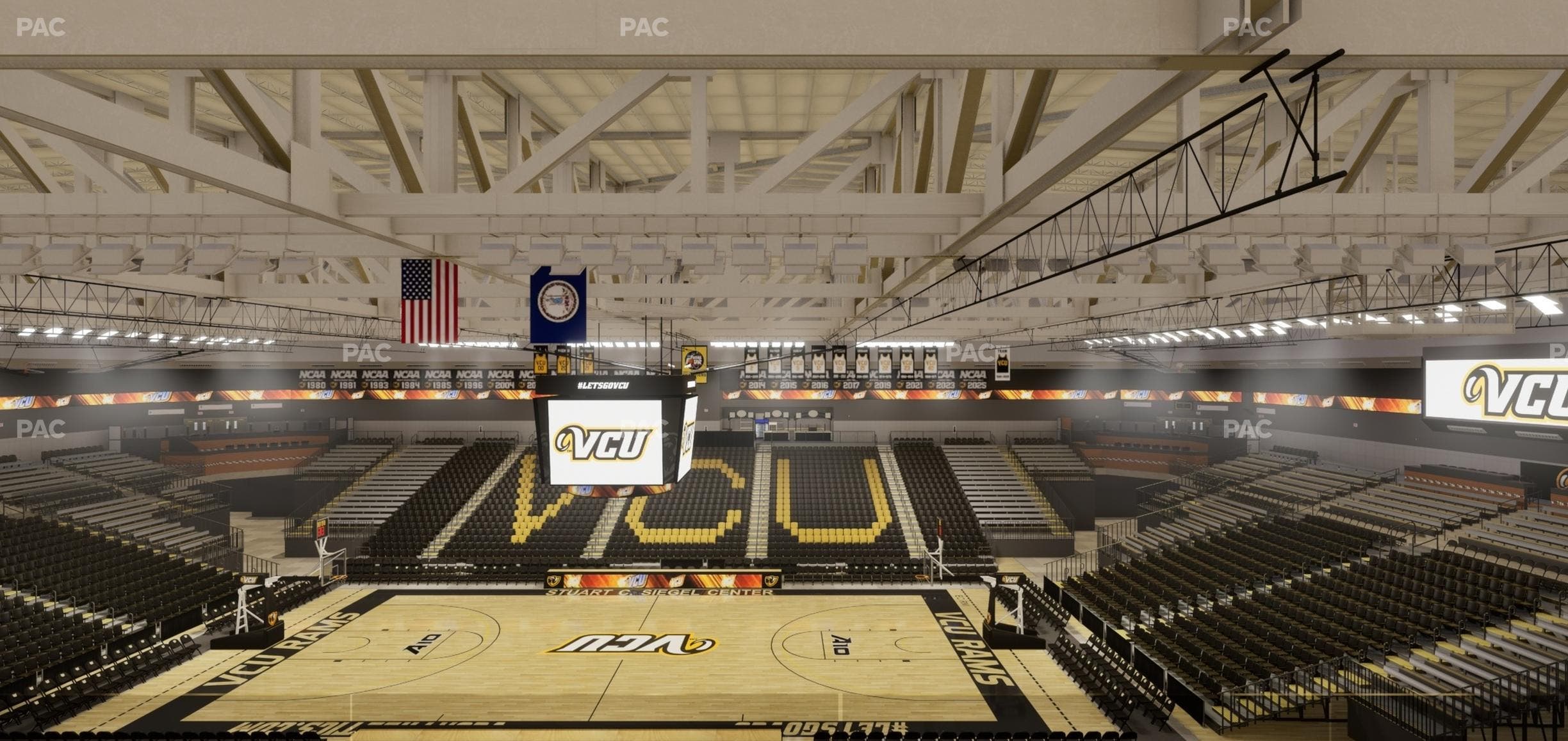Stuart C. Siegel Center - Section Tommy West Club 2 Seat View