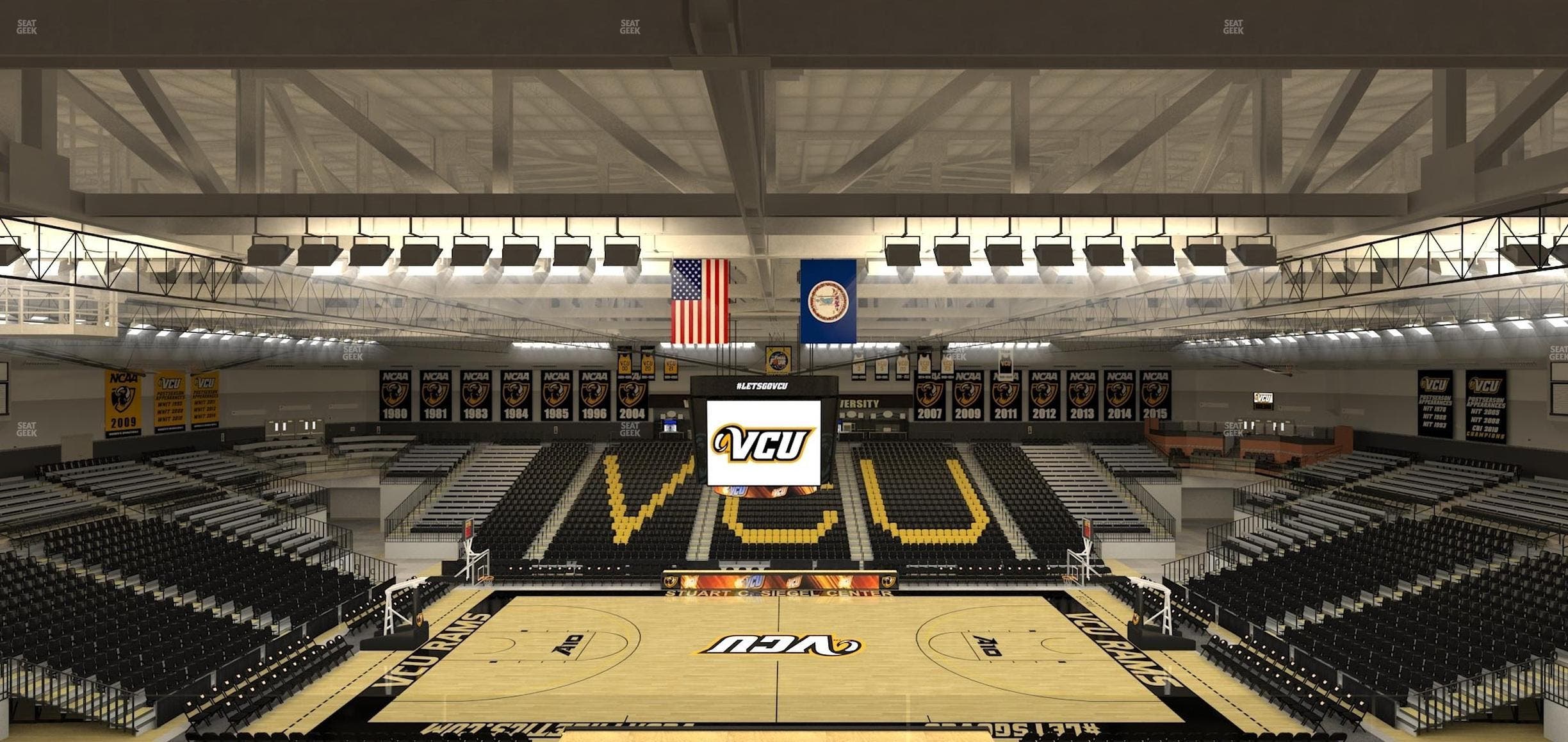 Stuart C. Siegel Center - Section Tommy West Club 3 Seat View