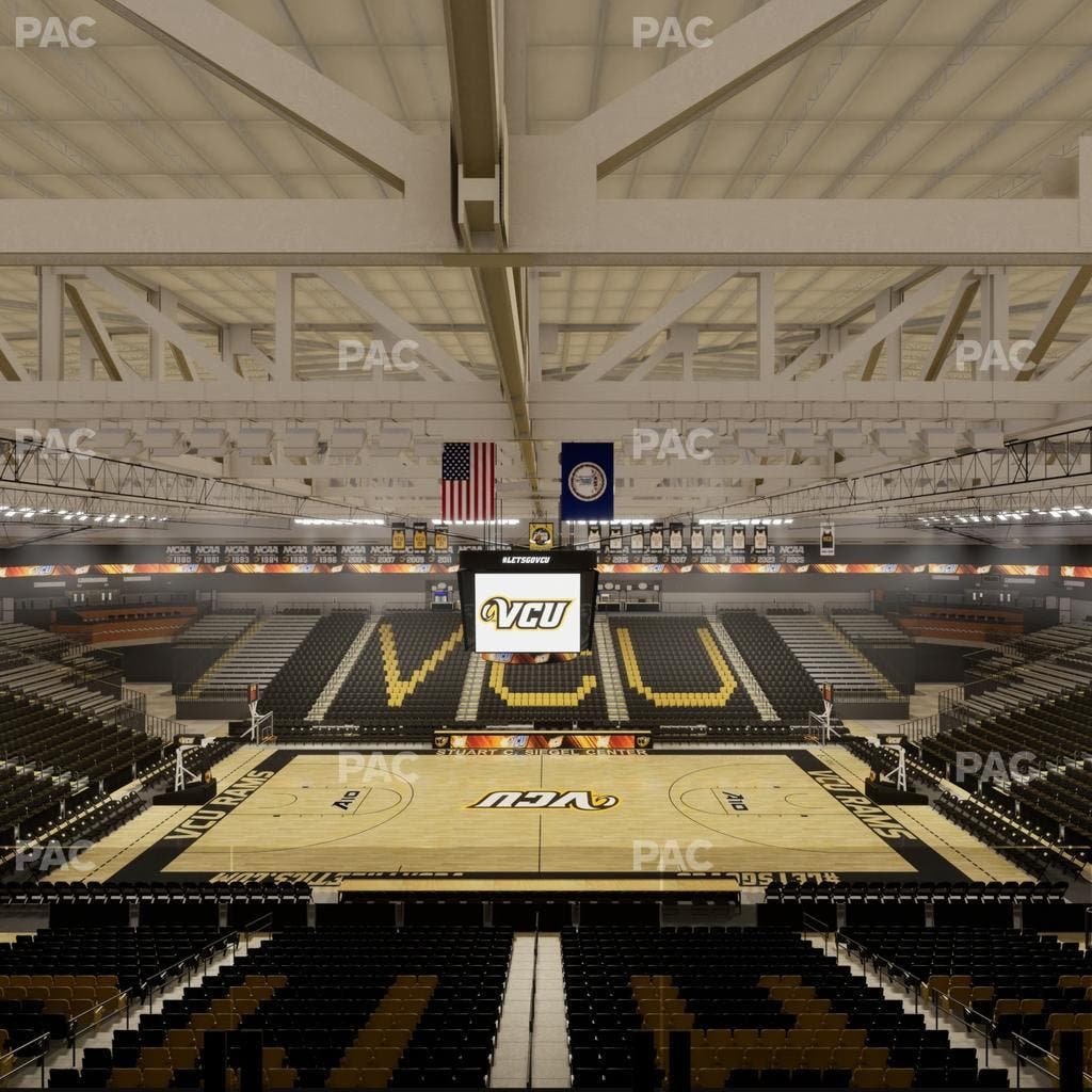 Stuart C. Siegel Center - Section Tommy West Club 3 Seat View