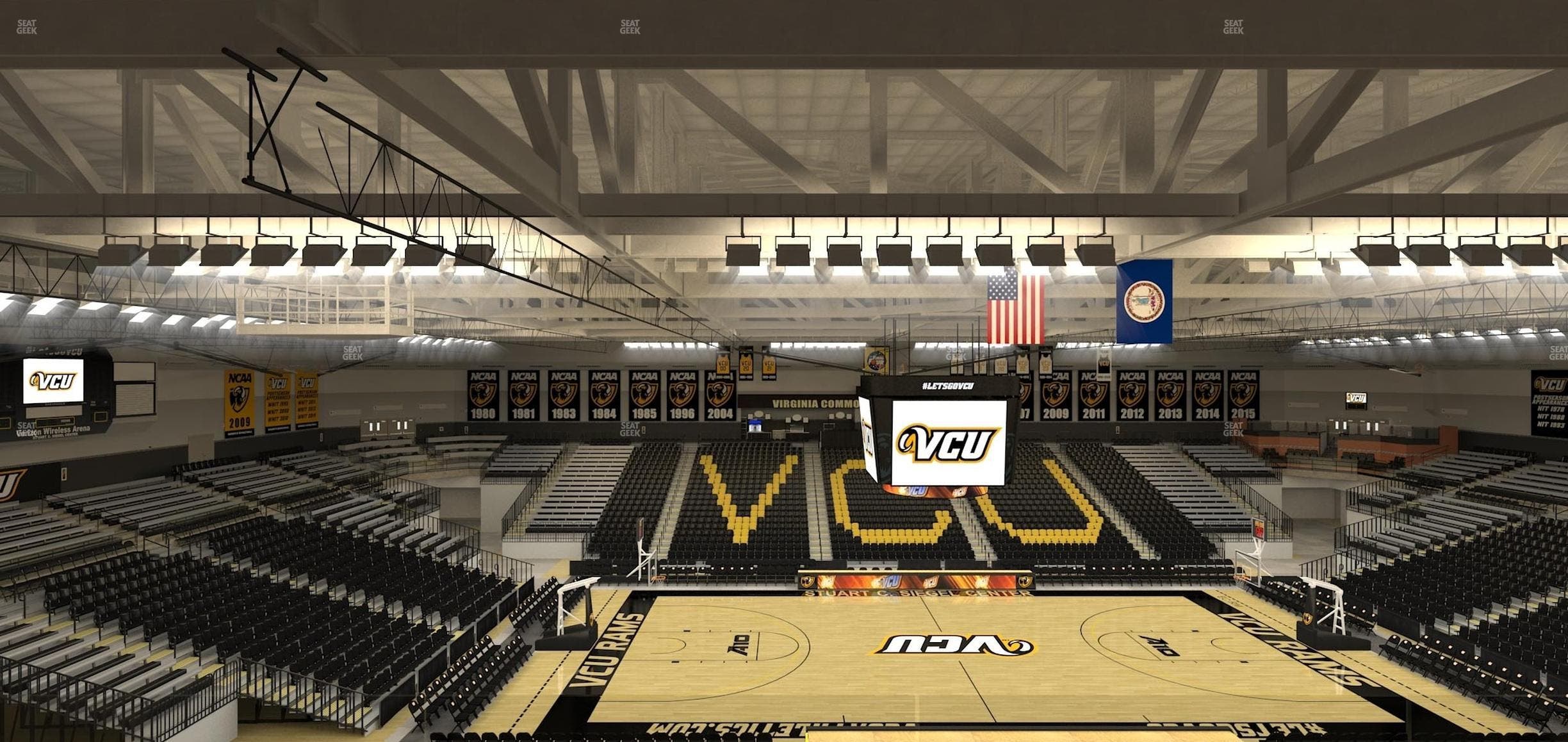 Stuart C. Siegel Center - Section Tommy West Club 4 Seat View