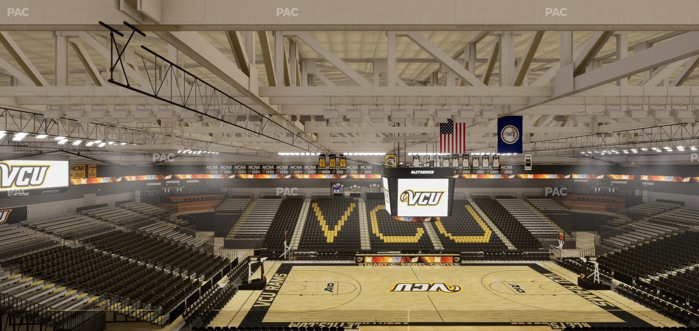 Stuart C. Siegel Center - Section Tommy West Club 4 Seat View