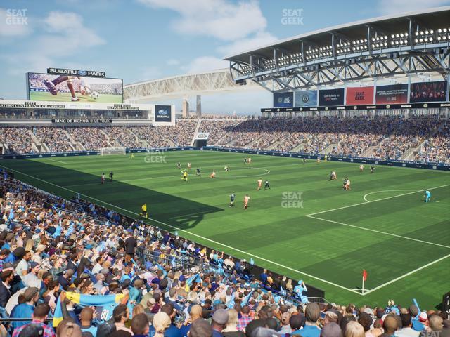 Subaru Park - Section 101 Seat View