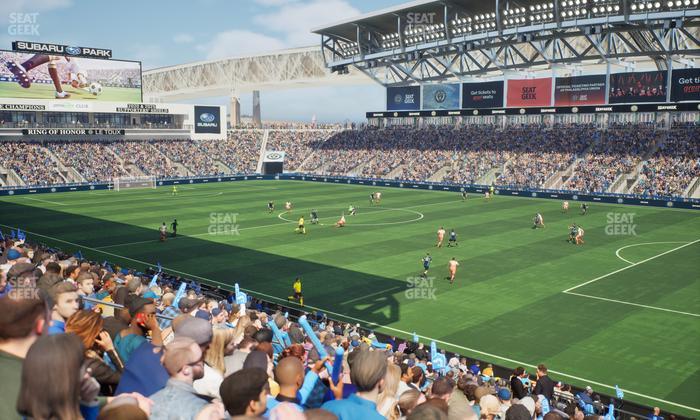 Subaru Park - Section 102 Seat View