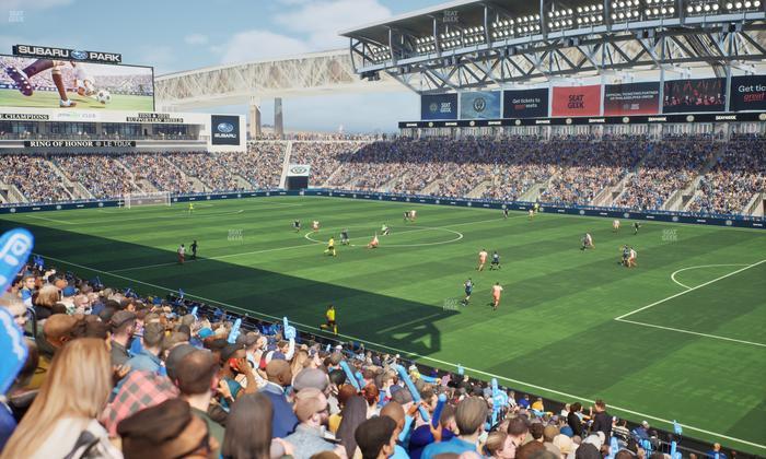 Subaru Park - Section 102 Seat View