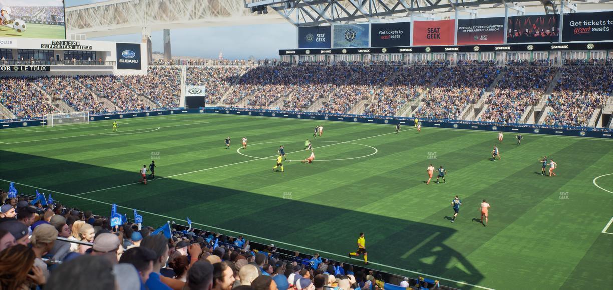 Subaru Park - Section 103 Seat View