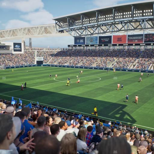 Subaru Park - Section 103 Seat View