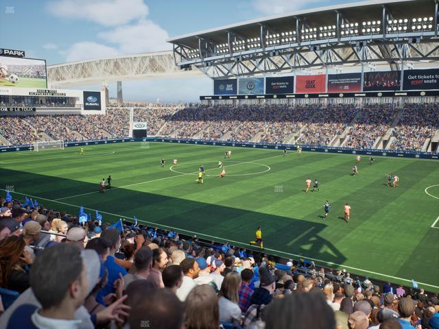 Subaru Park - Section 103 Seat View