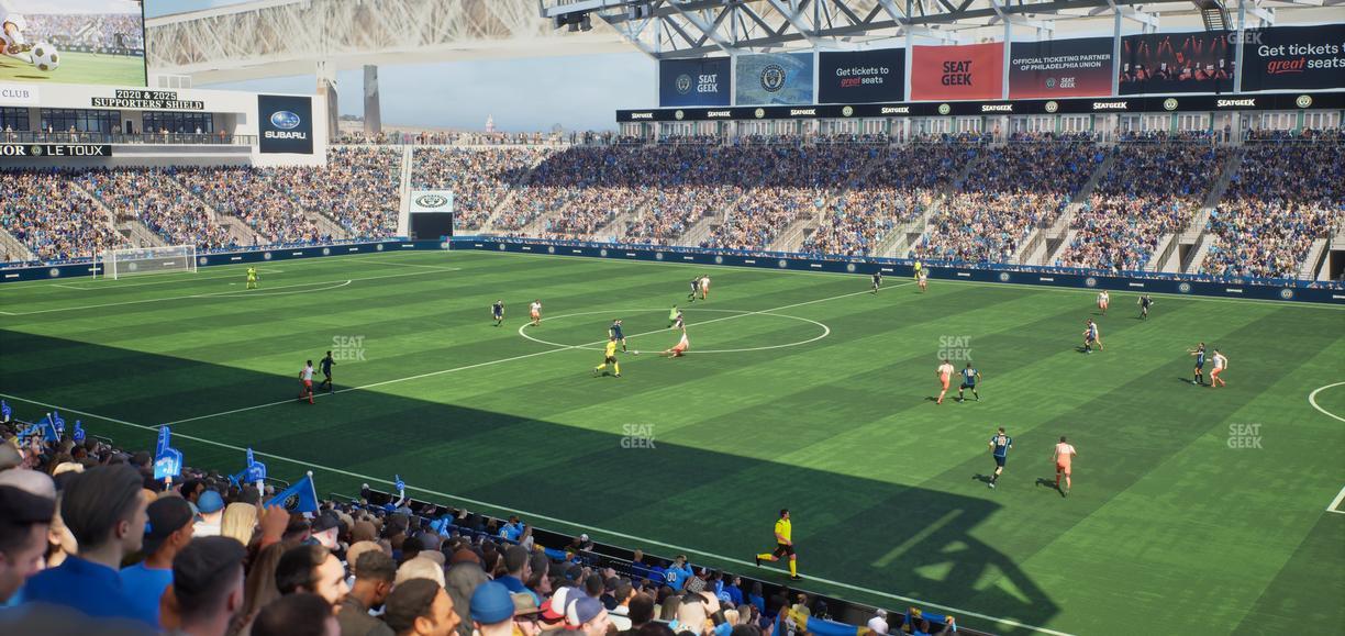 Subaru Park - Section 103 Seat View