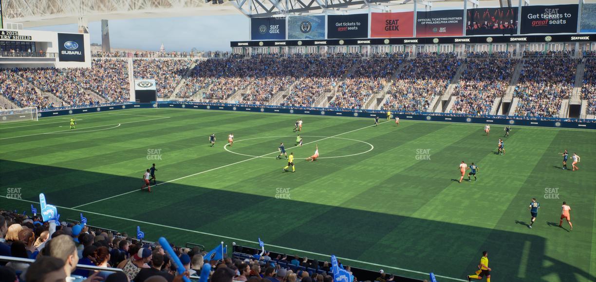 Subaru Park - Section 104 Seat View