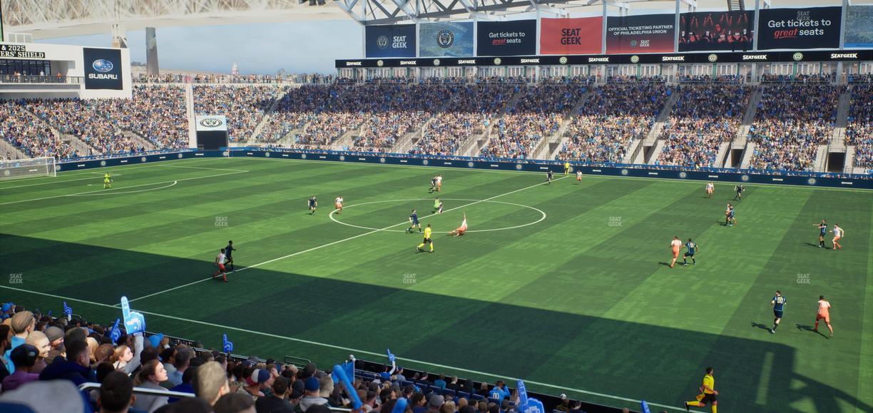 Subaru Park - Section 104 Seat View