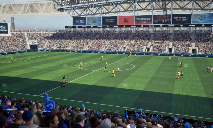 Subaru Park - Section 105 Seat View