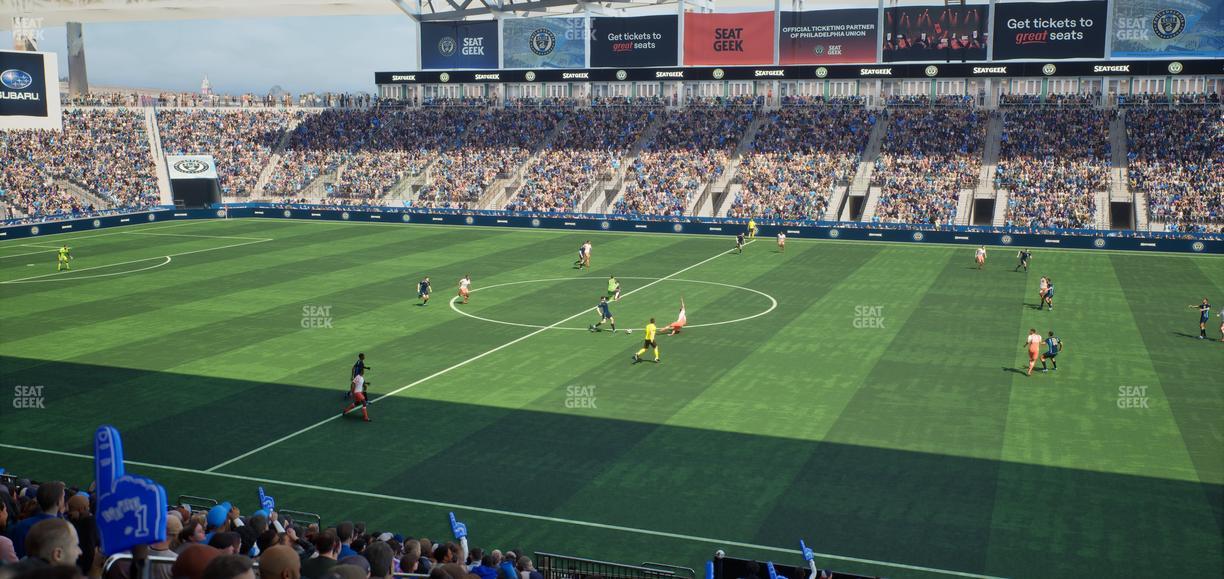 Subaru Park - Section 105 Seat View