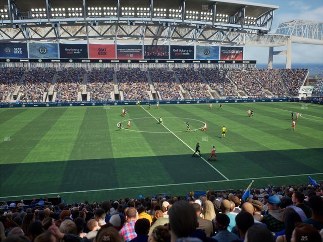 Subaru Park - Section 108 Seat View