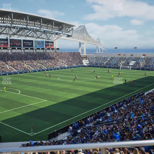 Subaru Park - Section 113 Ada Seat View