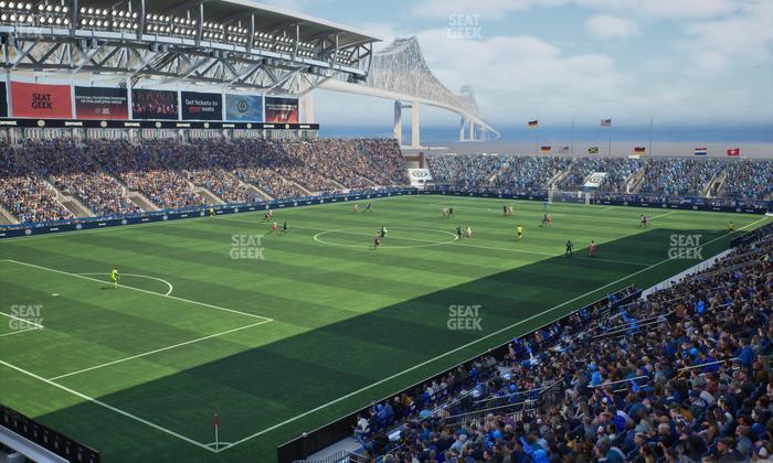 Subaru Park - Section 113 Ada Seat View