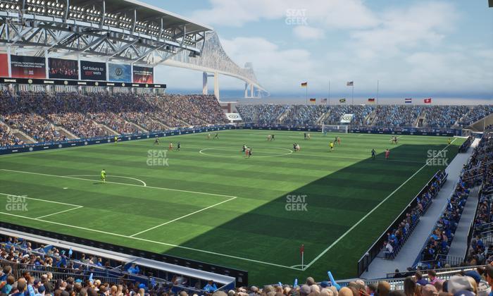 Subaru Park - Section 114 Seat View