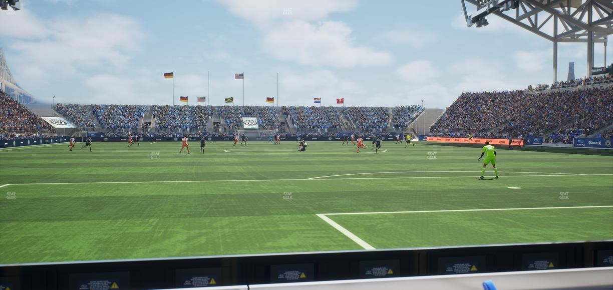 Subaru Park - Section 118 Seat View