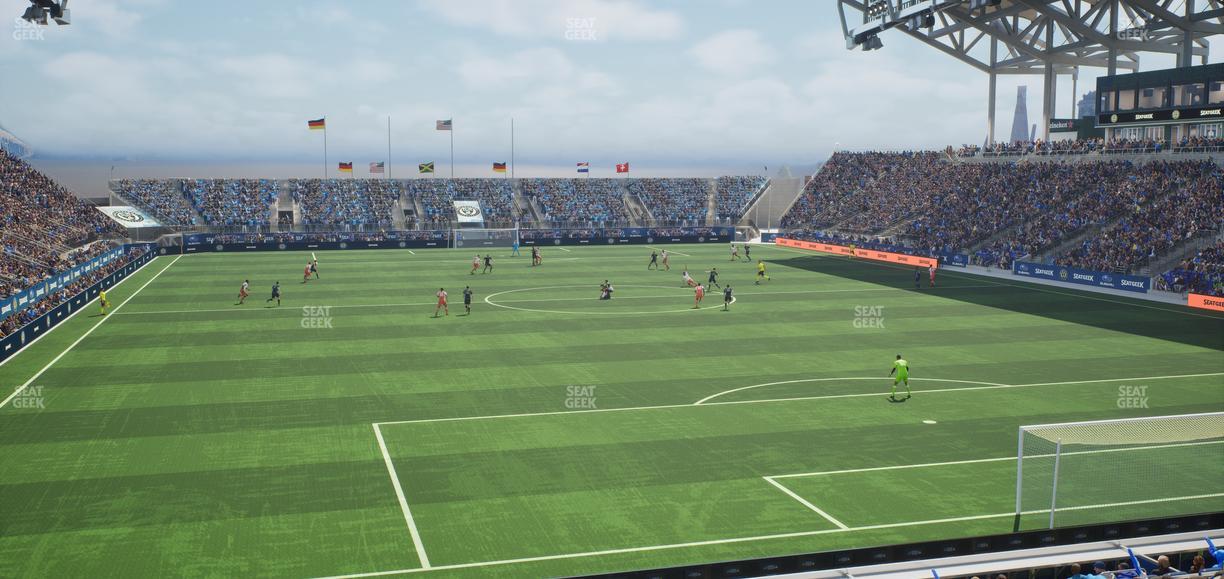 Subaru Park - Section 119 Seat View