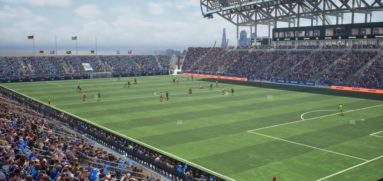 Subaru Park - Section 121 Seat View