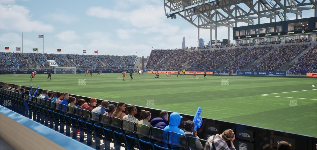 Subaru Park - Section 122 Ada Seat View