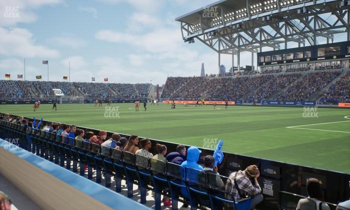 Subaru Park - Section 122 Ada Seat View