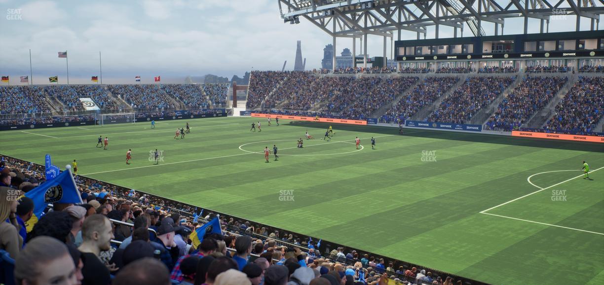 Subaru Park - Section 122 Seat View