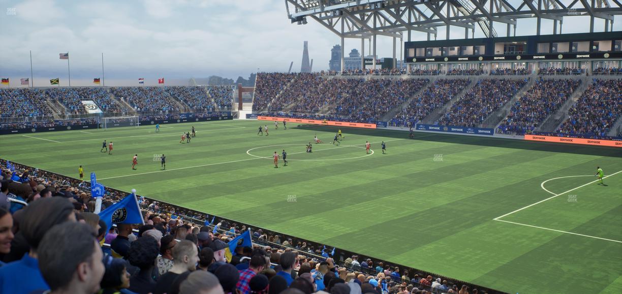 Subaru Park - Section 122 Seat View