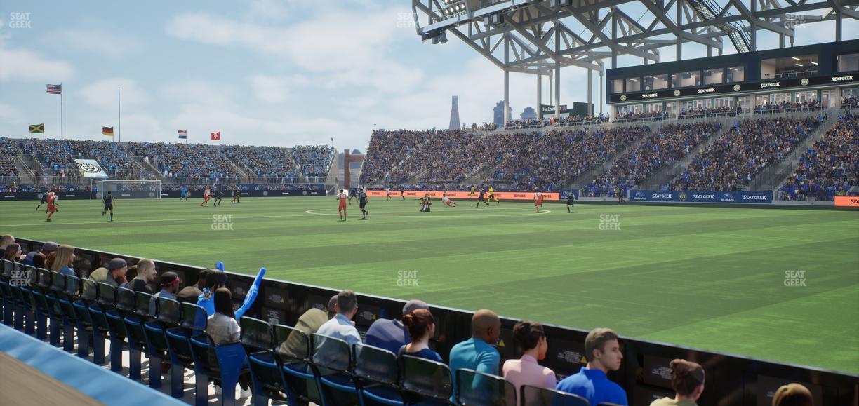 Subaru Park - Section 123 Ada Seat View