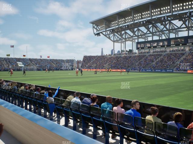 Subaru Park - Section 123 Ada Seat View