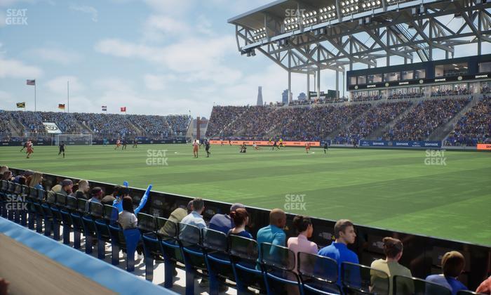 Subaru Park - Section 123 Ada Seat View