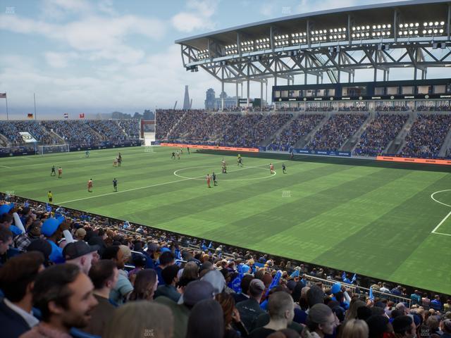 Subaru Park - Section 123 Seat View